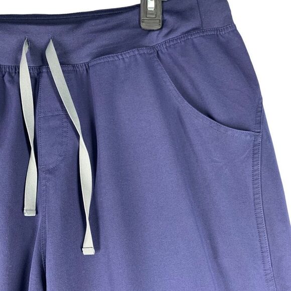 Figs Kade Cargo Scrub Pants Women L/T Navy Blue - Picture 6 of 9